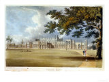 Eaton Hall, Entrance Front, from Ackermann's 'Repository of Arts', Published c.1826 Giclee Print by John Gendall