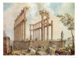 View of the Palais Gallien and the Piliers de Tutelle, 1796 Giclee Print by James Basire