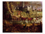 Salisbury Cathedral from the Meadows, 1831 Giclee Print by John Constable