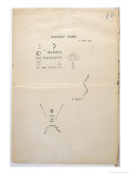 Proofing Copy of a Page from Et Moi Aussi Je Suis Peintre, c.1914 Reproduction procédé giclée par Guillaume Apollinaire