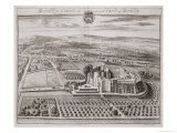 Berkeley Castle, Seat of the Earl of Berkeley reproduction procédé giclée par Johannes Kip