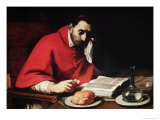 The Fasting of St. Charles, c.1625 Giclee Print by Daniele Crespi