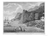 North Shore of Great Slave Lake, c.1833 Giclee-trykk av George Back North Shore of Great Slave Lake, c.1833 Giclee-trykk av George Back