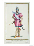 Dress of a Norman Soldier, Receuil Des Estampes, c.1780 Giclee Print by Pierre Duflos