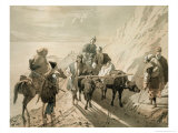 Cockcha Lake, Transcaucasia, Plate 23, Book on the Caucasus, Engraved by Eugene Le Roux reproduction procédé giclée par Grigori Grigorevich Gagarin