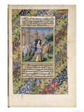 Scene from the Hours of Louis D'Orleans, c.1469 Giclee Print by Jean Colombe