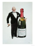 Advertisement For Heidsieck Champagne, c.1910 Giclee Print by Sem 