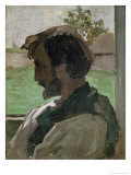Self Portrait at Saint-Saveur, 1868 Giclee Print by Jean Frederic Bazille
