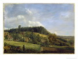 Forest Glade Near a Village, 1833 Giclee Print by Pierre Etienne Theodore Rousseau
