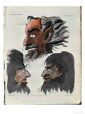 Astaroth, Abaddon and Mammon, Demons The Magus Engraved by R. Griffith, Published in 1801 Giclee Print by Francis Barrett