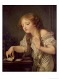 The Dead Bird Giclee Print by Jean-Baptiste Greuze