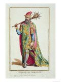 Harold, King of Denmark from Receuil Des Estampes, c.1780 Giclee Print by Pierre Duflos