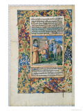 Scene from the Hours of Louis D'Orleans, c.1469 Giclee Print by Jean Colombe