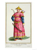 Mandarin Warlord from Receuil Des Estampes, Published 1780 Giclee Print by Pierre Duflos