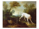 Blanche, Bitch of the Royal Hunting Pack Giclee Print by Jean-Baptiste Oudry