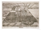 Badminton House in the County of Gloucester, Engraved by Johannes Kip Giclee Print by Leonard Knyff