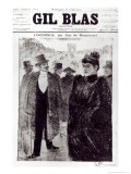 Illustration For LInconnue by Guy de Maupassant Giclee Print by Théophile Alexandre Steinlen