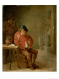 The Smoker Giclee Print by David Teniers the Younger