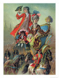 In the Chariot, Illustration from The Nutcracker, by E.T.A Hoffman Giclee Print by Carl Offterdinger