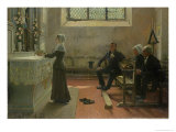 Offering to the Virgin the Day After the Wedding, 1885 Giclee-trykk av Jean Eugene Buland Offering to the Virgin the Day After the Wedding, 1885 Giclee-trykk av Jean Eugene Buland
