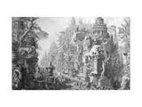 Allegorical Frontispiece of Rome and Its History, from Le Antichita Romane de G.B. Piranesi Giclee Print by Giovanni Battista Piranesi
