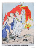 Allegory of Freemasonry and the Paris Commune, 1871 Giclee Print by Moloch 