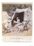 French War Correspondents in Madagascar at the Time of Its Annexation by France 1895-96 Giclee-trykk av Louis Bombled French War Correspondents in Madagascar at the Time of Its Annexation by France 1895-96 Giclee-trykk av Louis Bombled