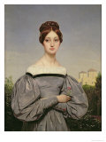 Portrait of Louise Vernet Giclee Print by Horace Vernet