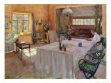 In the House of the Artist Konstantin Korovin Giclée-Druck von Sergei Arsenevich Vinogradov