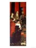 Triptych of Moses and the Burning Bush, Left Panel Depicting Rene I D'Anjou Lámina giclée por Nicolas Froment Triptych of Moses and the Burning Bush, Left Panel Depicting Rene I D'Anjou Lámina giclée por Nicolas Froment