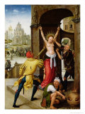 The Martyrdom of St. Barbara, 1528 Giclee-trykk av Jean The Elder Bellegambe