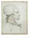 Portrait of Maximilien de Robespierre reproduction procédé giclée par Jean-Michel Moreau the Younger