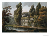 Dining Room, Hameau of Marie-Antoinette, Versailles, Paris and Saint Denis, Pub.London 1809 Giclee Print by John Claude Nattes