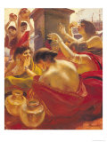 Women of Madura at a Fountain Lámina giclée por Albert Besnard Women of Madura at a Fountain Lámina giclée por Albert Besnard