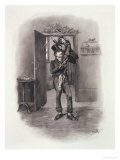 Bob Cratchit and Tiny Tim, Charles Dickens: A Gossip About His Life, by T.Archer, Pub. c.1894 reproduction procédé giclée par Frederick Barnard