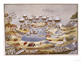 Siege and Naval Battle, Plate13, Pictorial History of the Greek War of Independence Giclee Print