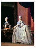Empress Catherine II Before the Mirror, 1779 Giclee Print by Vigilius Erichsen