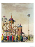 Chinese Circus, Illustration from Le Costume Ancien et Moderne, c.1820-30 Giclee Print by Gaetano Zancon