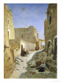 The Bab-El-Gharbi Road, Laghouat, 1859 Reproduction procédé giclée par Eugene Fromentin