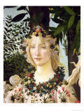 Flora, Detail from the Primavera, c.1478 Giclée-tryk af Sandro Botticelli Flora, Detail from the Primavera, c.1478 Giclée-tryk af Sandro Botticelli