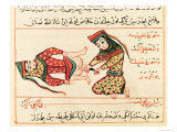 Midwife Operating on a Hermaphrodite, 1466 Giclee Print by Charaf-ed-din 