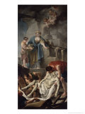 The Entombment of St. Andrew, 1760 Lámina giclée por Jean Baptiste Deshays De Colleville