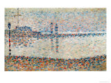 Study For 'The Channel at Gravelines, Evening', 1890 reproduction procédé giclée par Georges Seurat