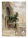 Upper Portion of the Facade of St. Mark's Church, 1862 Giclee Print by William Bell Scott