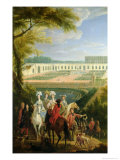 View of the Orangerie at Versailles, After 1697 Giclee Print by Pierre-Denis Martin
