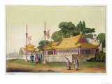 Imperial Palace, Tokyo, Plate 54, Le Costume Ancien et Moderne, c.1820-30 Giclee Print by Giovanni Bigatti