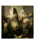 The Prayer of the Children Suffering from Ringworm, 1853 reproduction procédé giclée par Isidore Pils