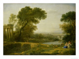 The Rest on the Flight Into Egypt Giclee Print by Claude Lorrain