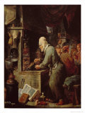 The Alchemist Giclee Print by David Teniers the Younger