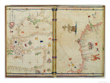Map of the Eastern Mediterranean Coast and Islands, from the Carte Geografiche Giclee Print by Jacopo Russo